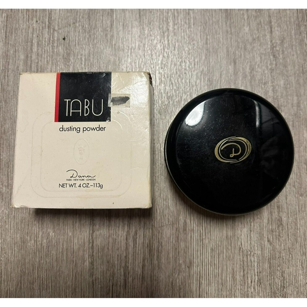 Vintage Tabu BY Dana Perfumed Dusting Powder Women 4 oz Talc New With Box